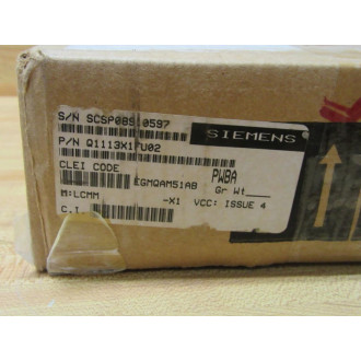 Siemens S30810-Q1113-X Board EGMQAM51AB Q1113x1FU02