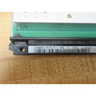 Siemens S30810-Q1113-X Board EGMQAM51AB Q1113x1FU02