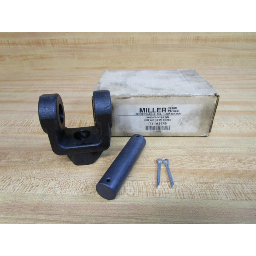 Miller Fluid Power 1A347B Rod Clevis & Pin