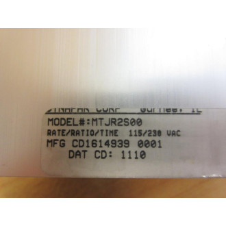 Dynapar MTJR2S00 Max Jr. Tach 2 Time Interval Controller Enclosure Only - Used