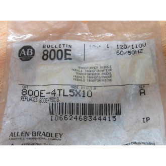 Allen Bradley 800E-4TL5X10 Transformer Module 800E4TL5X10