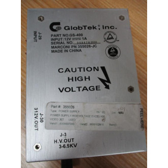 GlobTek GS-400 Power Supply GS400 - Used
