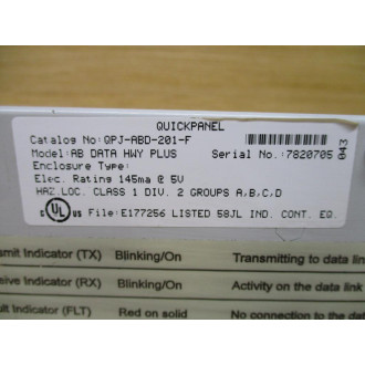 Total Control Products QPJ-ABD-201-F Communication Module QPJABD201F (Pack of 4) - Used