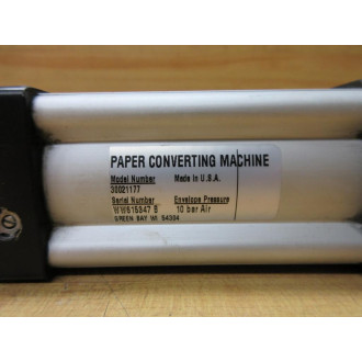 Paper Converting Machine 30021177 Pneumatic Cylinder - Used