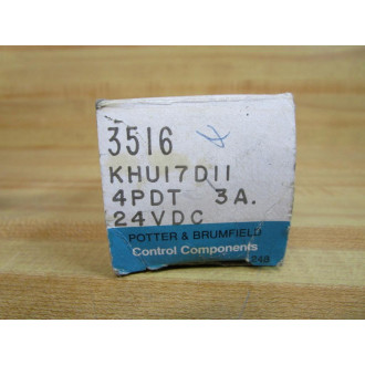Potter & Brumfield KHU17D11-24VDC AMF Relay KHU17D11