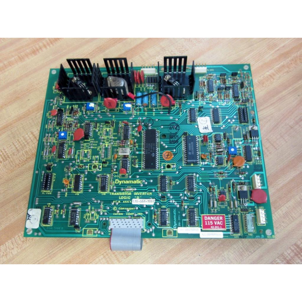 Dynamatic 70-205-2 Transistor Inverter Logic "D" PCB 702052 E15-564 ...