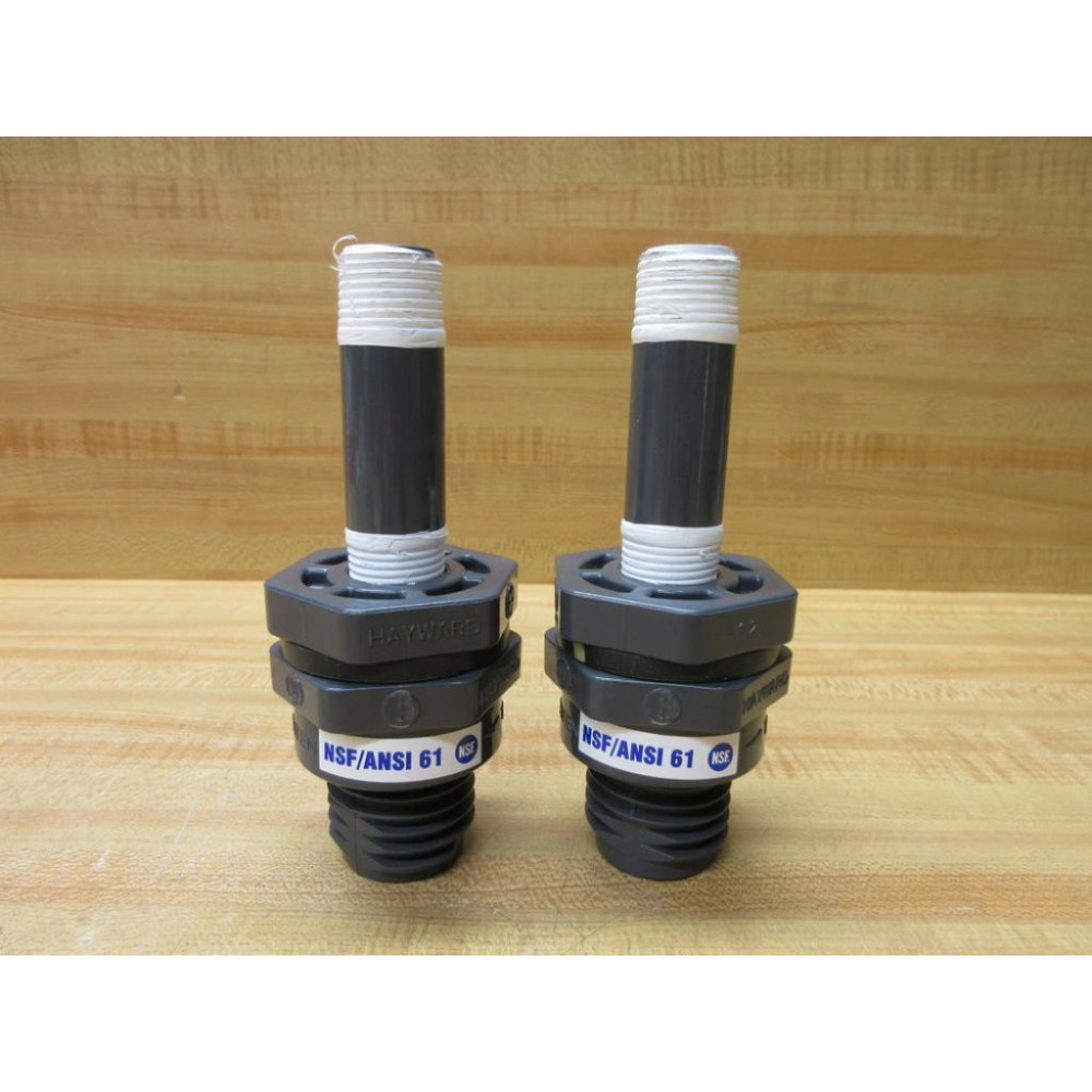 Hayward BFAS Bulkhead Fitting 12" (Pack of 2) - New No Box
