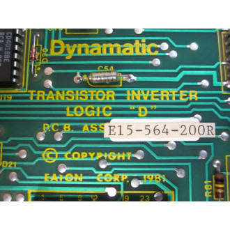 Dynamatic 70-205-2 Transistor Inverter Logic "D" PCB 702052 E15-564-200R - New No Box
