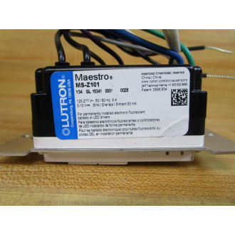 Lutron 36WH15 Maestro 0-10V Dimmer Sensor MS-Z101