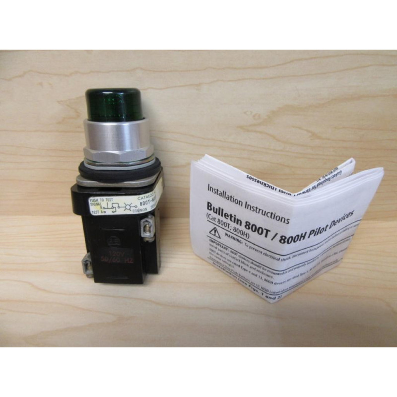 Allen Bradley 800T-NX697 Push Button 800T-NX697R Green - New No Box