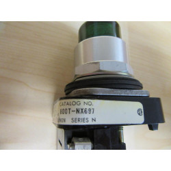 Allen Bradley 800T-NX697 Push Button 800T-NX697R Green - New No Box