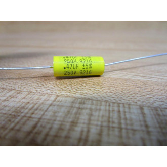 Mallory 9216 Capacitor .47µF 250V 150 (Pack of 10) - New No Box