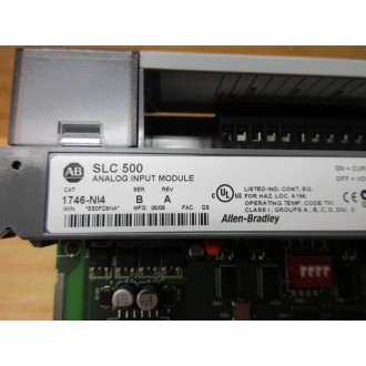 Allen Bradley 1746-NI4 Module 1746-N14 Series B, REV A - Used
