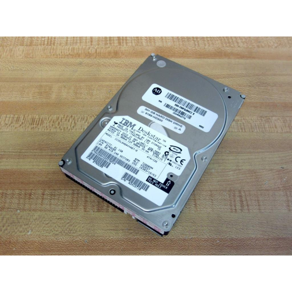 Allen Bradley 6189-HD300 IBM 30GB Hard Disk Drive 6189HD300 - New No Box Allen Bradley 6189-HD300 IBM 30GB Hard Disk Drive 6189HD300 - New No Box