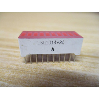 Ligitek LBD1014-31 LED Bar Graph Display LBD101431 (Pack of 15) - New No Box