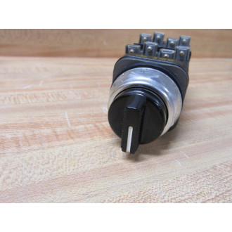 Allen Bradley 800T-J2H9 3 Pos. Selector Switch 800TJ2H9 W(3) N.O.-N.C. Contacts