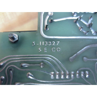 S.E. Company 5-113327 Circuit Board 5113327 WVacuum Tubes - Used