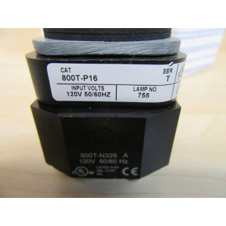 Allen Bradley 800T-P16A Amber Pilot Light 800TP16A W800T-N326