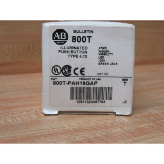 Allen Bradley 800T-PAH16GAP Button W40171-002-01 800T-XAP