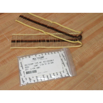 Multicomp RC12G330JT Carbon Resistor RC12G330JT (Pack of 100)