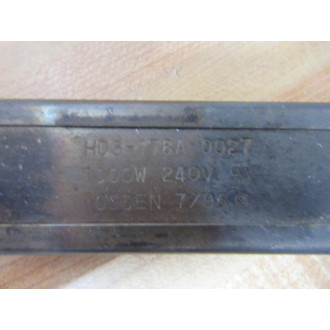 Ogden HDS-178A-0027 Strip Heater HDS178A0027 1000W 240V - Used