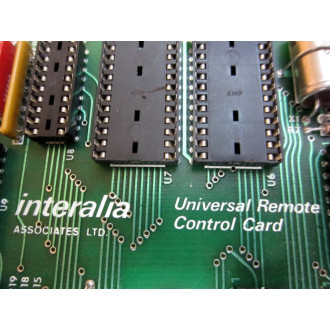 Interalia 2060-021 Universal Remote Control Card 2060-031 - Used