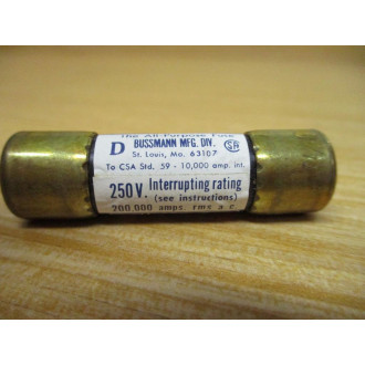 Bussman FRN 5-610 Buss FuseTron 5-610A Fuse FRN5610 (Pack of 10)