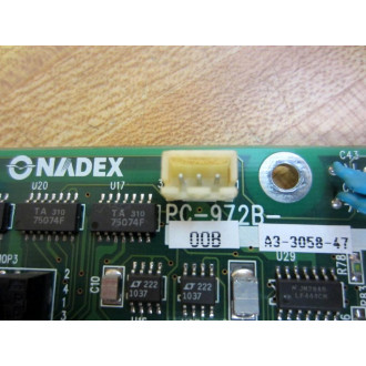 NADEX PC-972B-00B Circuit Board PC972B00B A3-3058-47 Non-Refundable - Parts Only