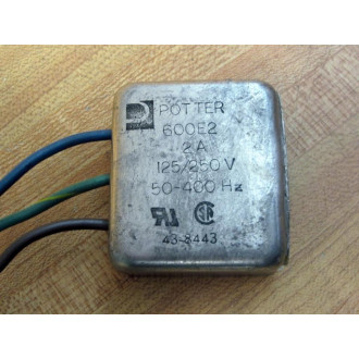 Potter 600E2 Electrical Block 6OOE2, 600-E2V - Used