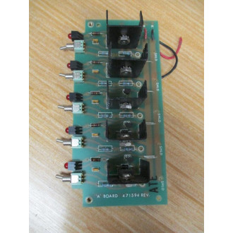 MSA 471594 "A" Board 471592 - Used