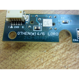 NEC G7HEN Circuit Board 243-651601-C G7HEN(e) 46 LORO - Used