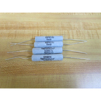 Ohmite RW78UR249F Resistor 0.249Ω 80FR249 (Pack of 4) - New No Box