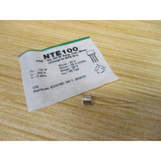 NTE NTE100 PNP-Ge, RFIF Amp, Osc, Mixer (Pack of 4) - New No Box