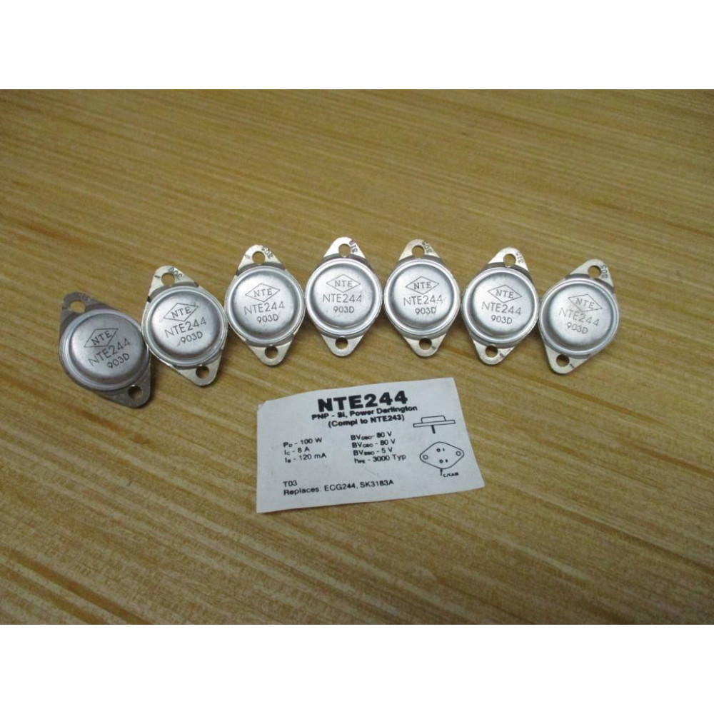 NTE NTE244 Power Darlington (Pack of 7) - New No Box