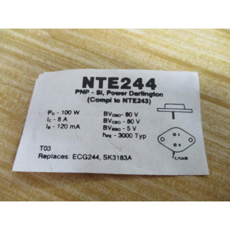NTE NTE244 Power Darlington (Pack of 7) - New No Box