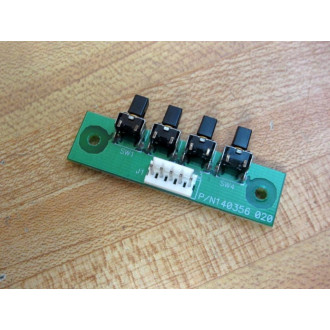 Intecolor 140356-020 Switch Board 140356020 - Used