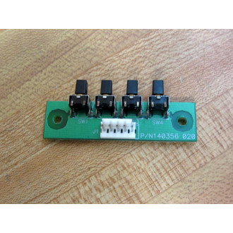 Intecolor 140356-020 Switch Board 140356020 - Used