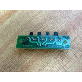 Intecolor 140356-020 Switch Board 140356020 - Used