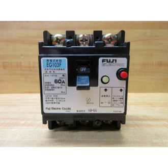 Fuji Electric EG103F-60-30MA 60A Circuit Breaker EG103F - New No Box