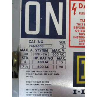 Square D PQ3603GRA Busway Unit - Used