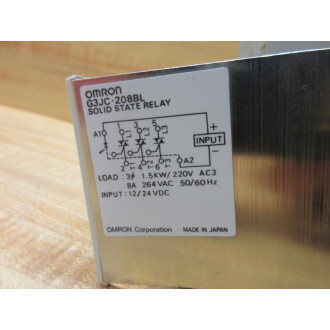 Omron G3JC-208BLDC1224 Solid State Relay G3JC-208BL - New No Box