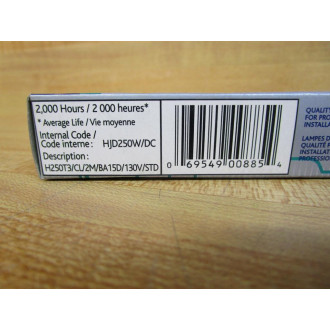 Standard HJD250WDC Lamp HJD250WDC (Pack of 2)
