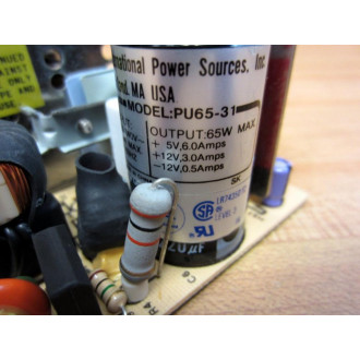 International Power 60-02988 Power Supply PU65-31 - Used