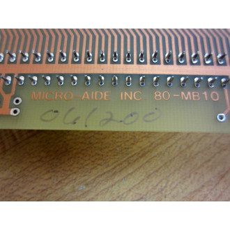 Micro-Aide 80-MB10 10-Slot Board 80MB10 - Used