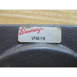 Browning VF4S-116 Flange Mount Bearing VF4S116 - Used
