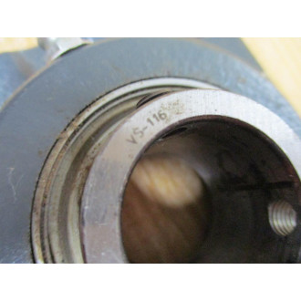 Browning VF4S-116 Flange Mount Bearing VF4S116 - Used