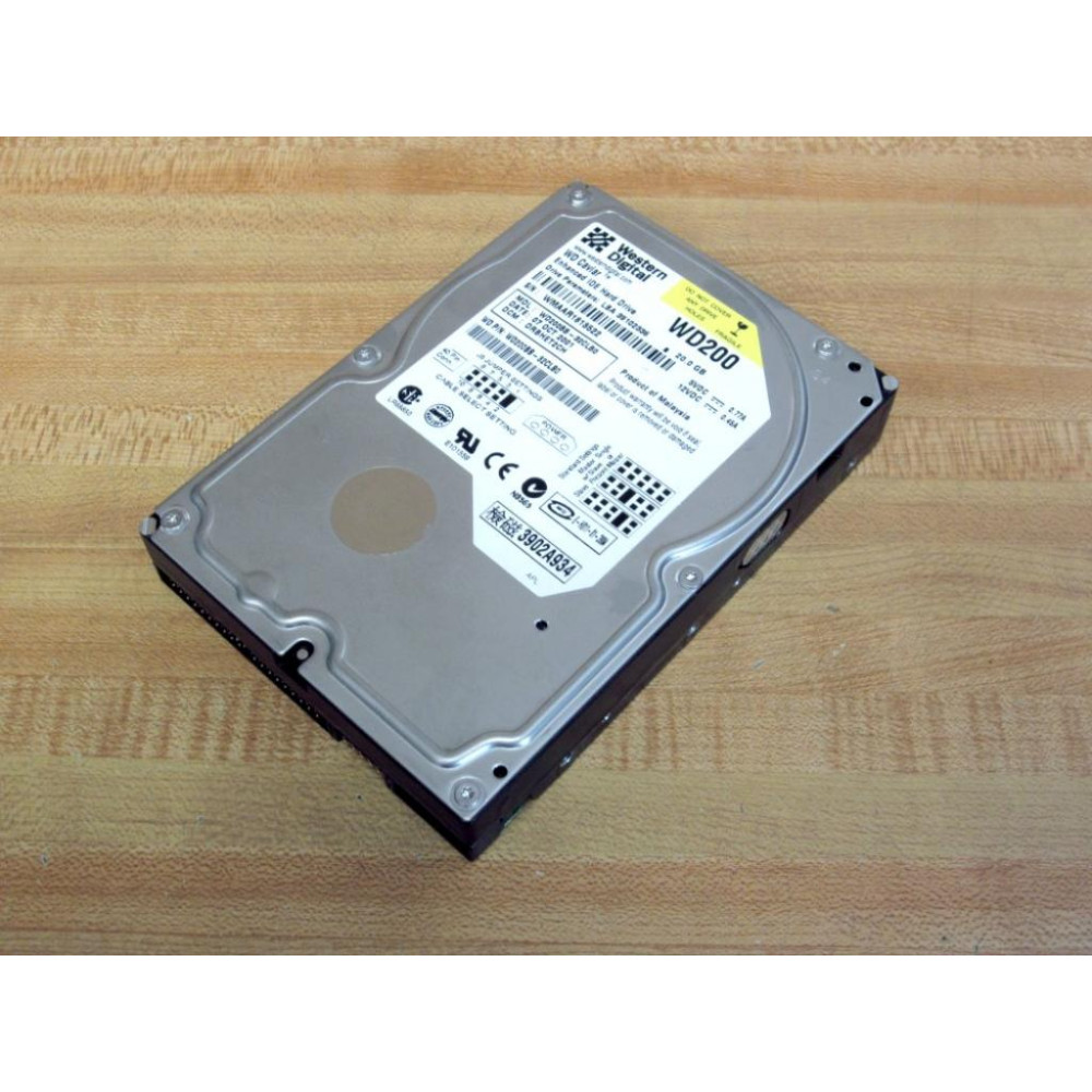 Western Digital WD200BB-32CLB0 3.5" 20GB IDE Hard Drive WD200BB32CLB0 - Used Western Digital WD200BB-32CLB0 3.5" 20GB IDE Hard Drive WD200BB32CLB0 - Used