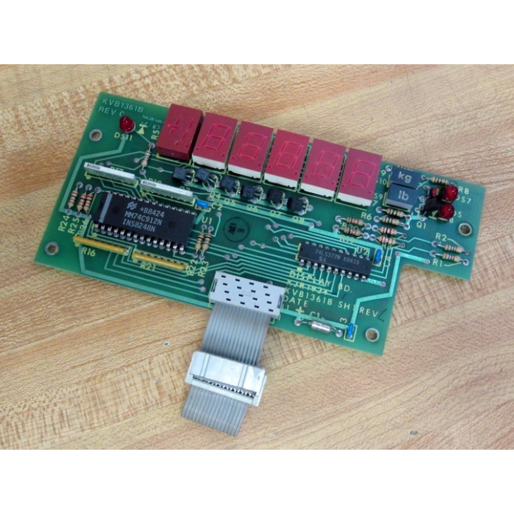 ABB KCB1361B Display Board KJR1924 Rev.C - Used ABB KCB1361B Display Board KJR1924 Rev.C - Used
