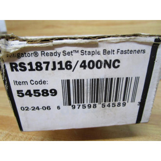 Flexco RS187J16400NC Alligator Belt Fasteners Missing 2 Pins