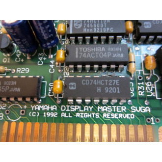Yamaha YDM1210P-1.0 Display Master SVGA YDM1210P10 - Used